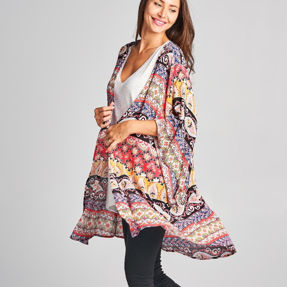BUY1 GET1 for free Oversized Bohemian Kimono USA